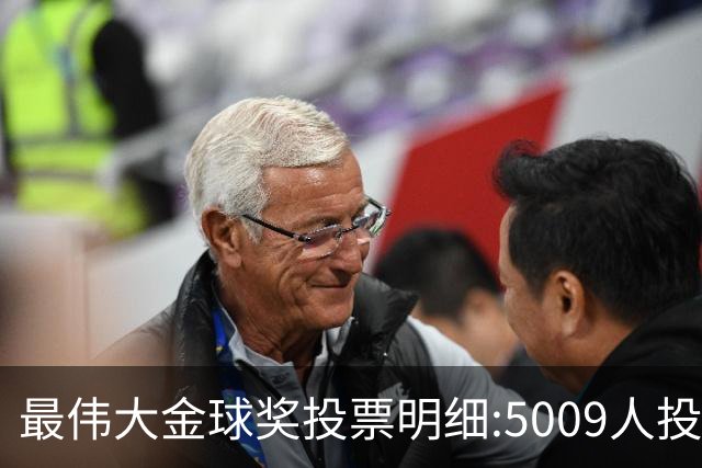 最伟大金球奖投票明细:5009人投多票 44人投超10次 4665人投2-4次