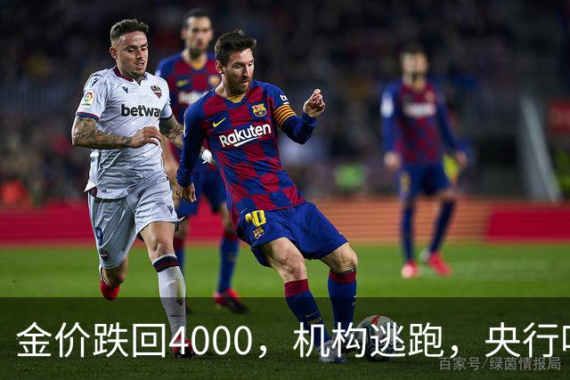 金价跌回4000，机构逃跑，央行吃饱，你相信谁？