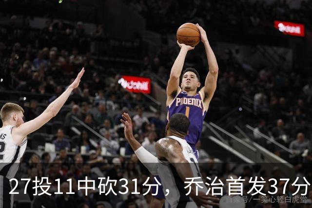 27投11中砍31分，乔治首发37分钟仍难救爵士